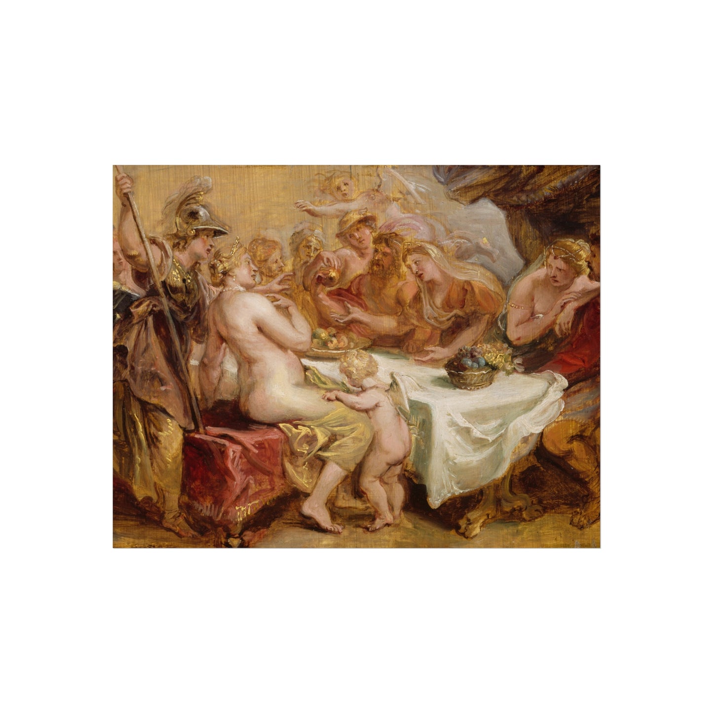 Peter Paul Rubens - The Wedding of Peleus and Thetis | Fine Art Poster