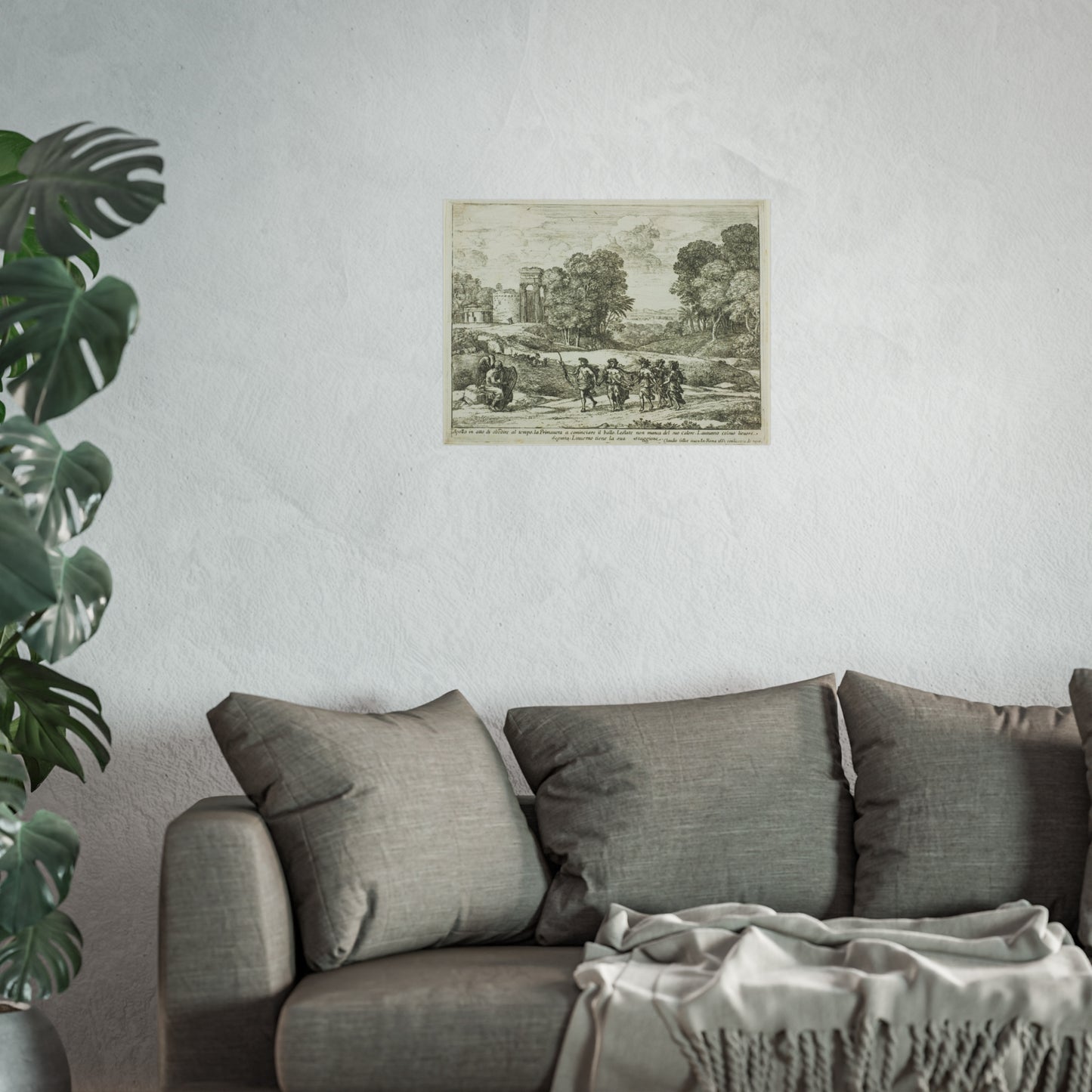 Claude Lorrain - Time, Apollo and the Seasons | Fine Art Poster