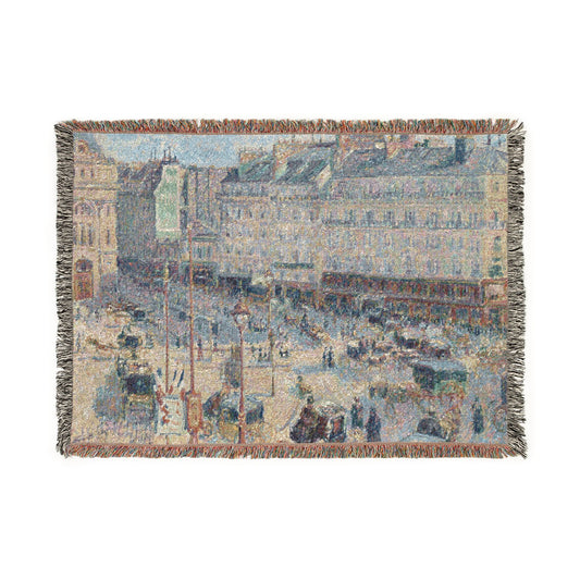 The Place du Havre, Paris — Pissarro Tapestry Blanket