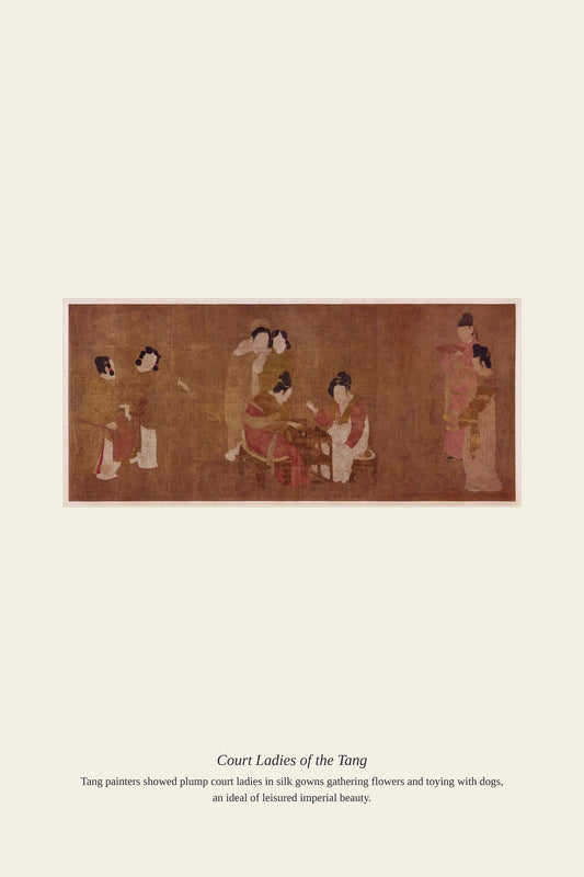 Court Ladies of the Tang — antique art print