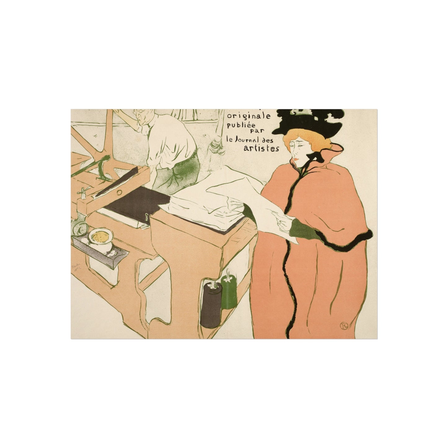 Henri de Toulouse-Lautrec - Cover for the first album of L'Estampe originale | Fine Art Poster
