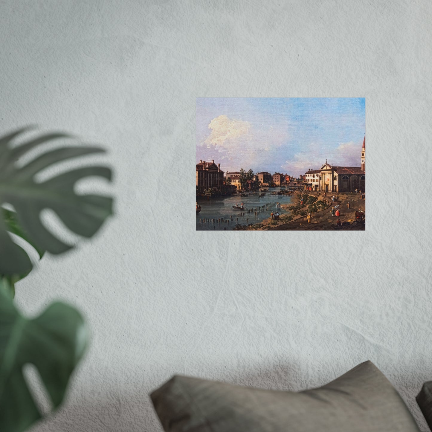 Bemberg Fondation Toulouse - Vue de Dolo - Canaletto ca 1740 - Inv 1011 | Fine Art Poster