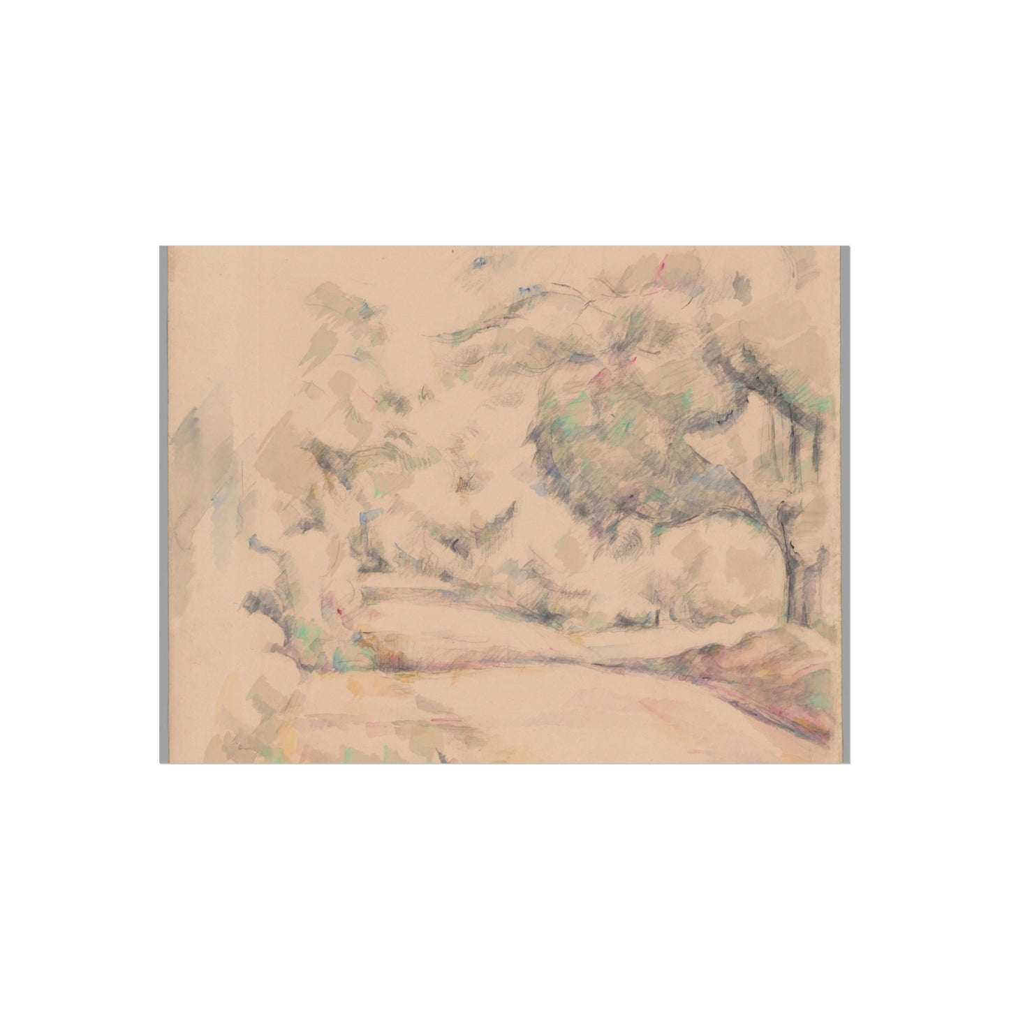 Paul Cezanne - Road in Provence | Fine Art Poster