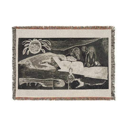 The Night — Gauguin Tapestry Blanket