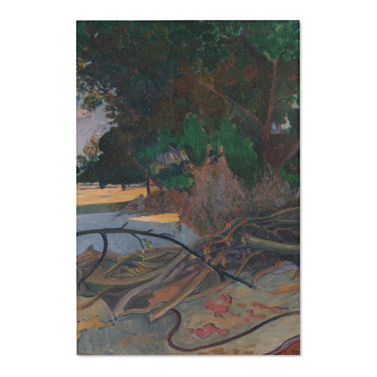 Paul Gauguin - Te burao (The Hibiscus Tree) | Area Rug