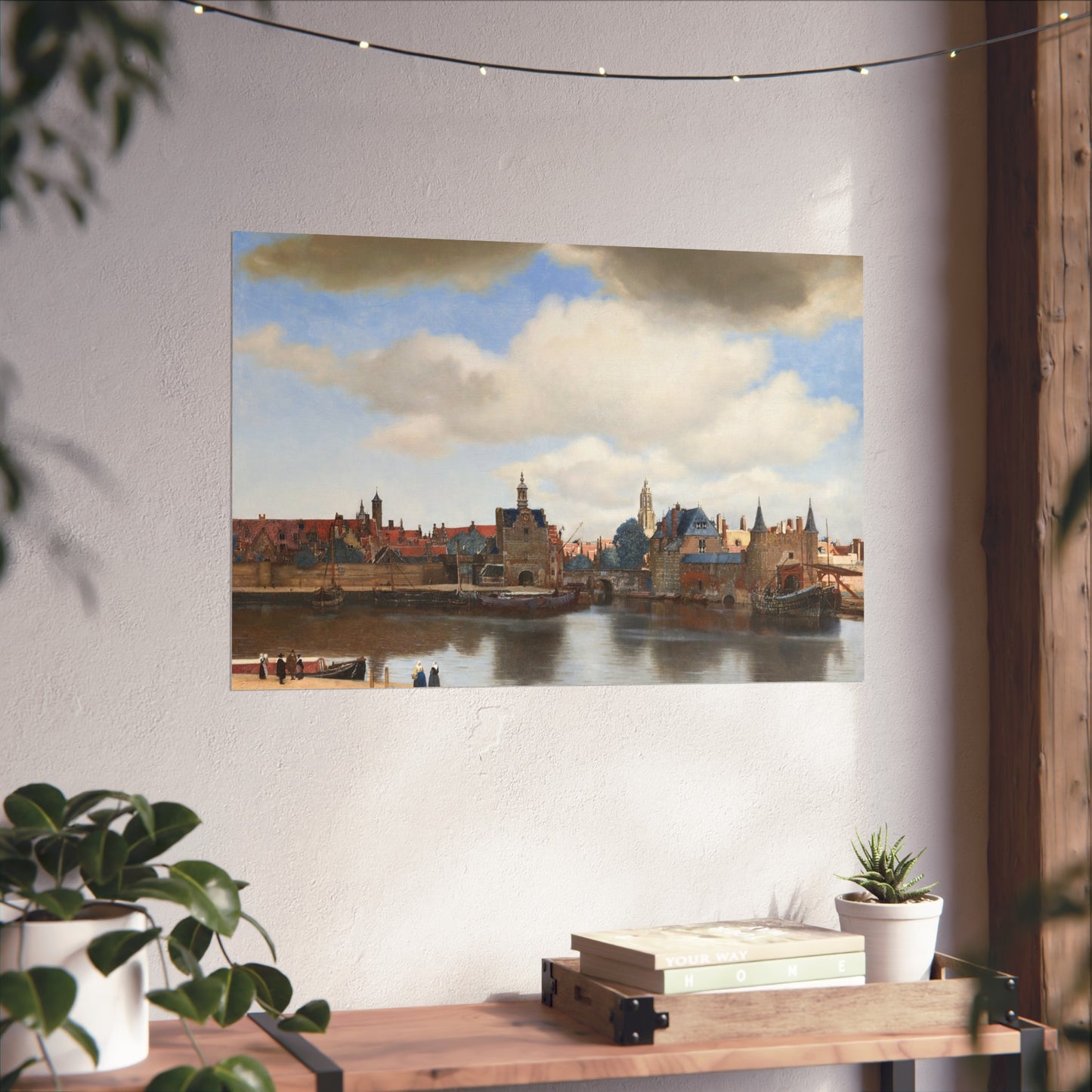Johannes Vermeer - View of Delft - 92 - Mauritshuis | Fine Art Poster