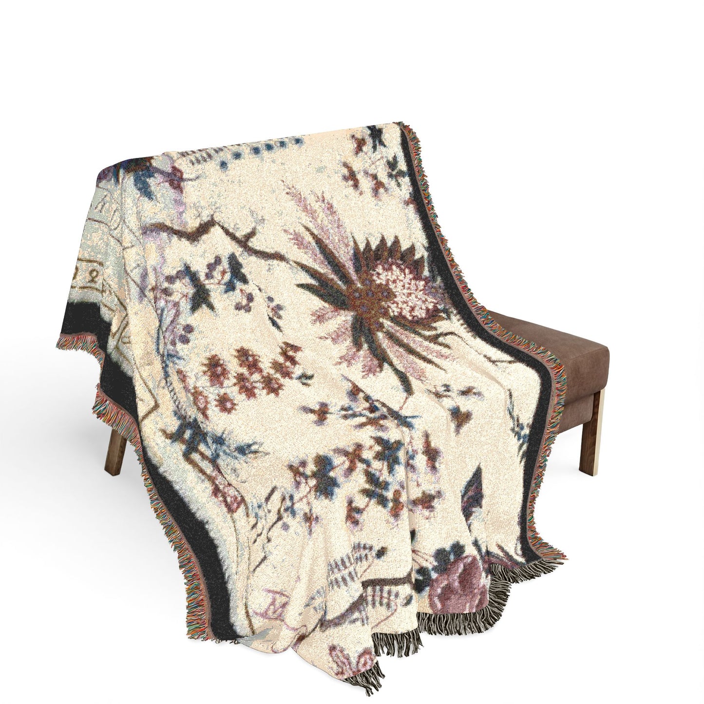 006_chef-de-piece-furnishing-fabric | Woven Tapestry Blanket