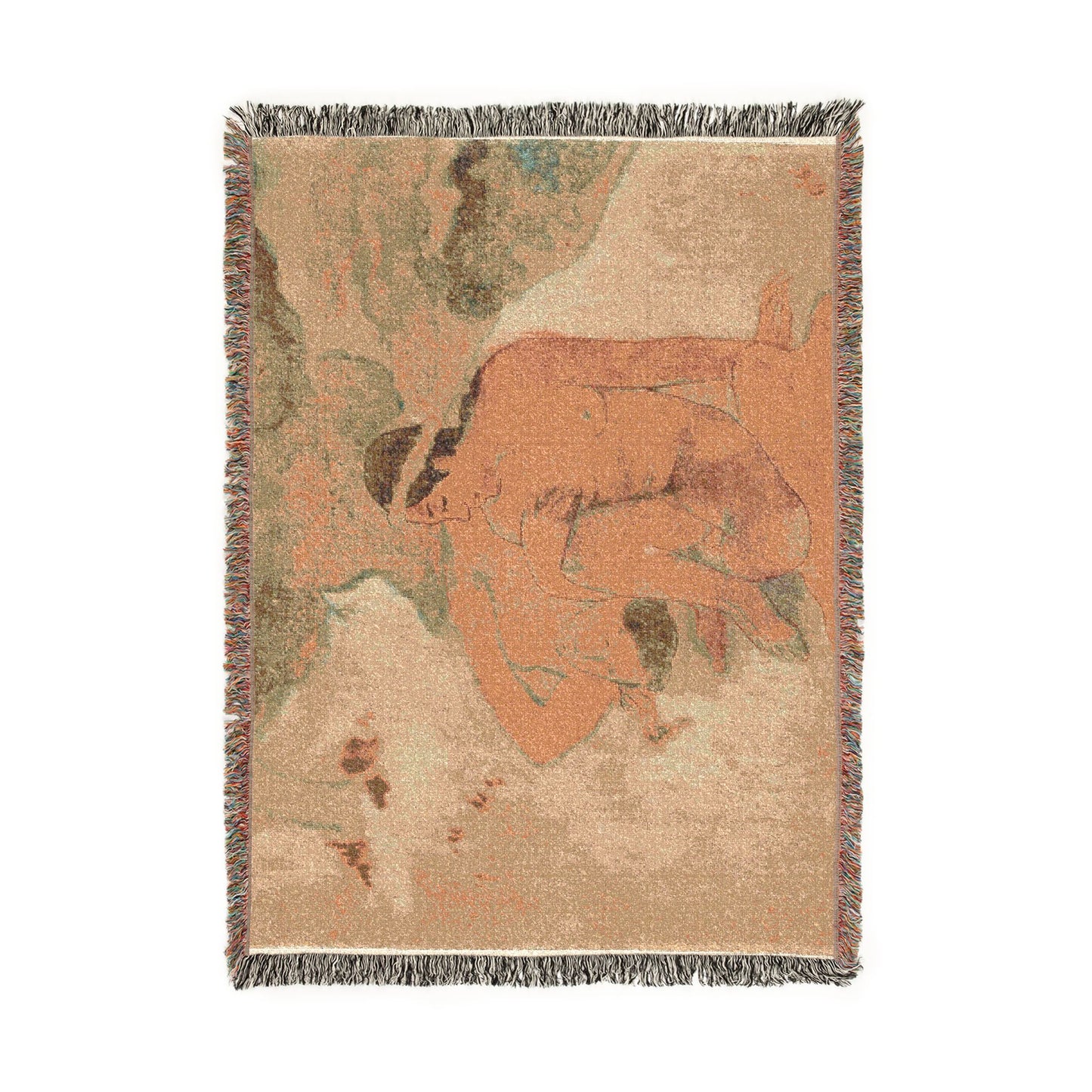 Paul Gauguin - Aha oe feii (What! Are You Jealous ) | Woven Tapestry Blanket