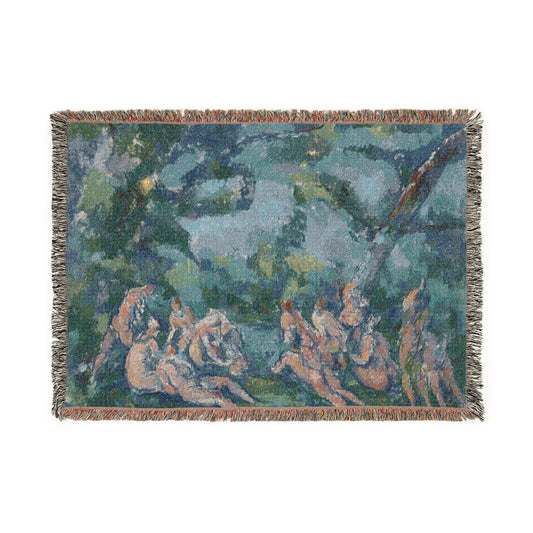 The Bathers — Cézanne Tapestry Blanket