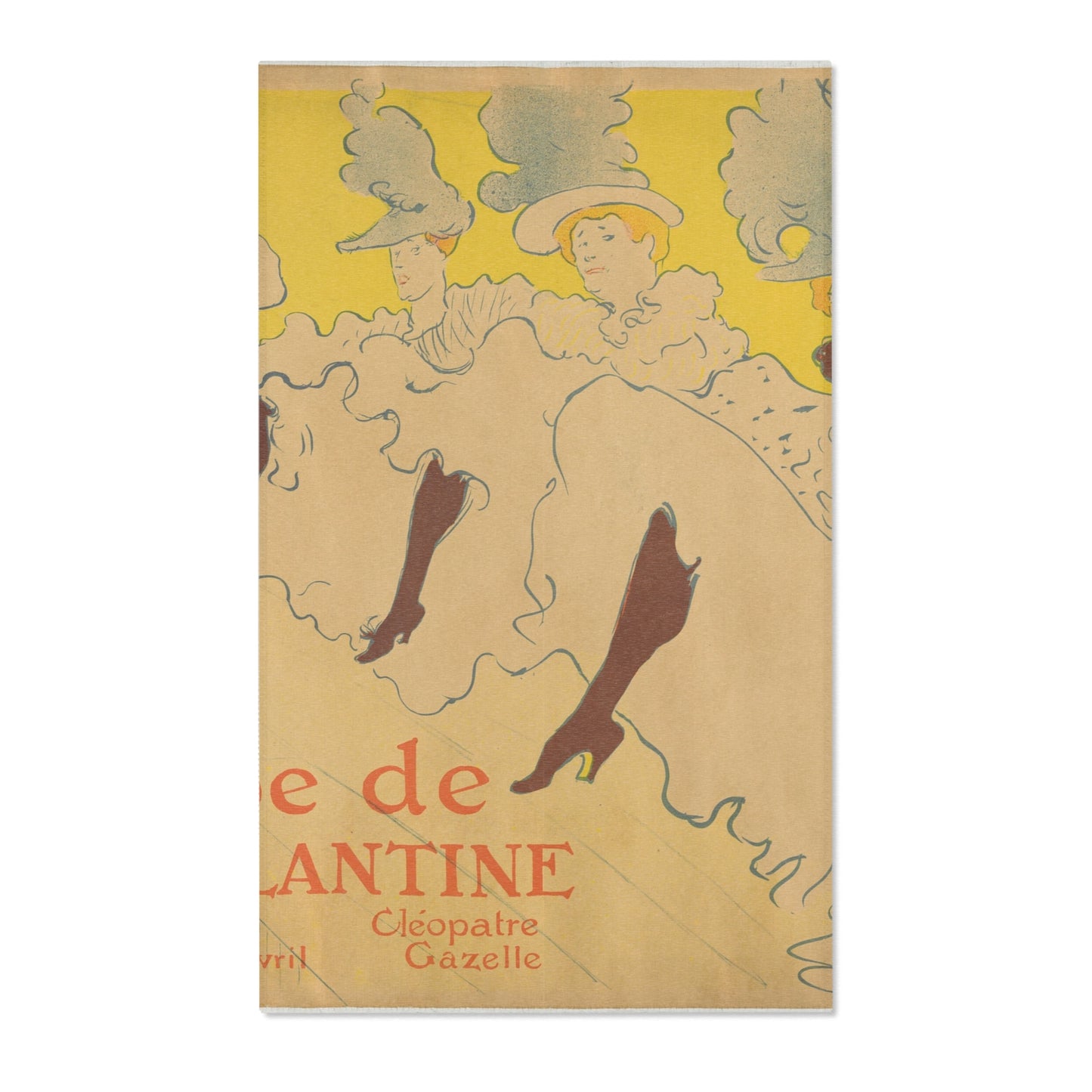 Henri de Toulouse-Lautrec - Mademoiselle Eglantine's Troupe | Area Rug