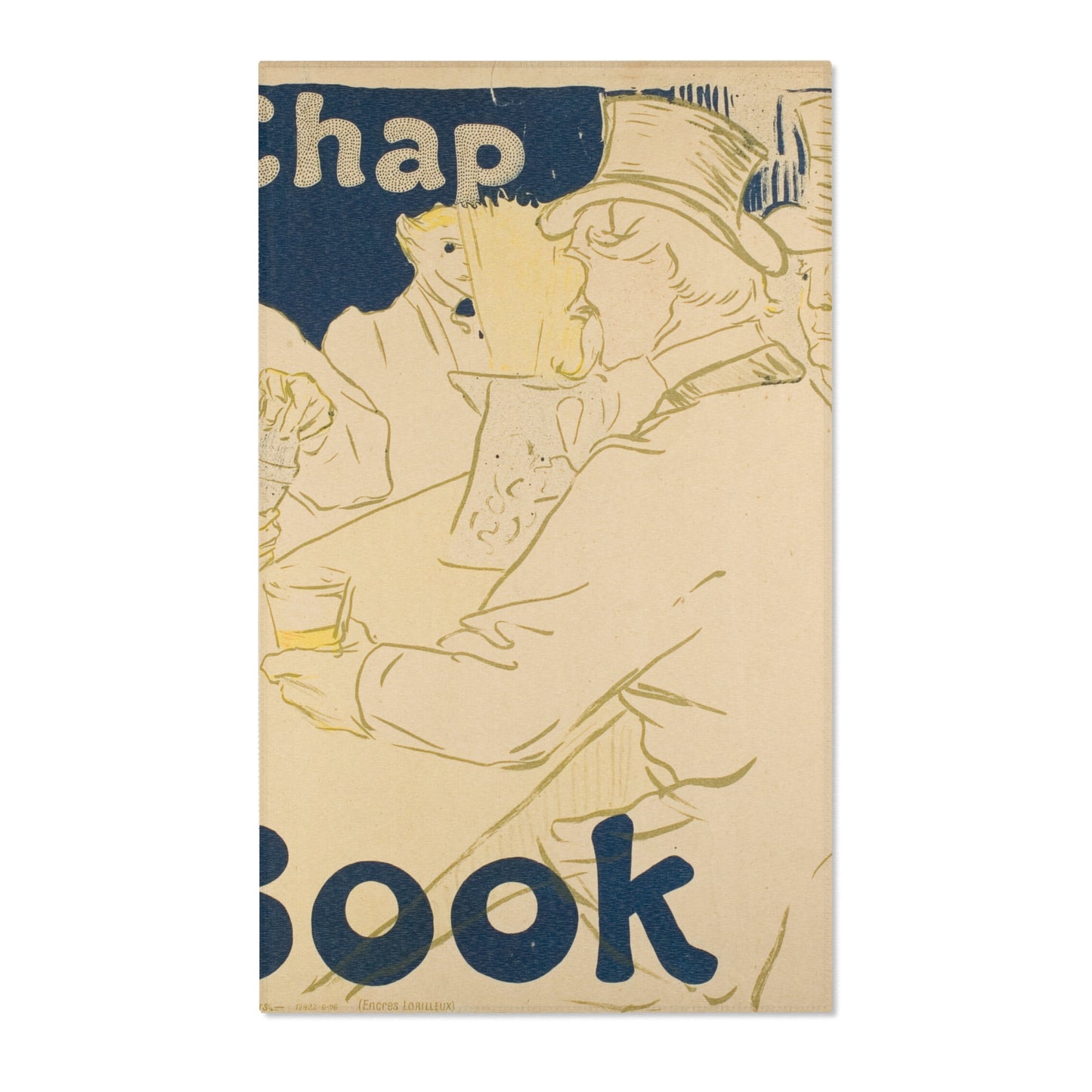 Henri de Toulouse-Lautrec - Irish and American Bar, Rue Royale—The Chap Book | Area Rug