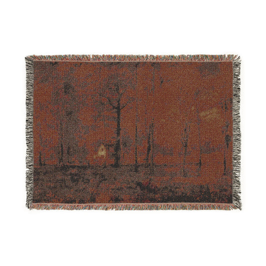 Autumn Woods — Inness Tapestry Blanket