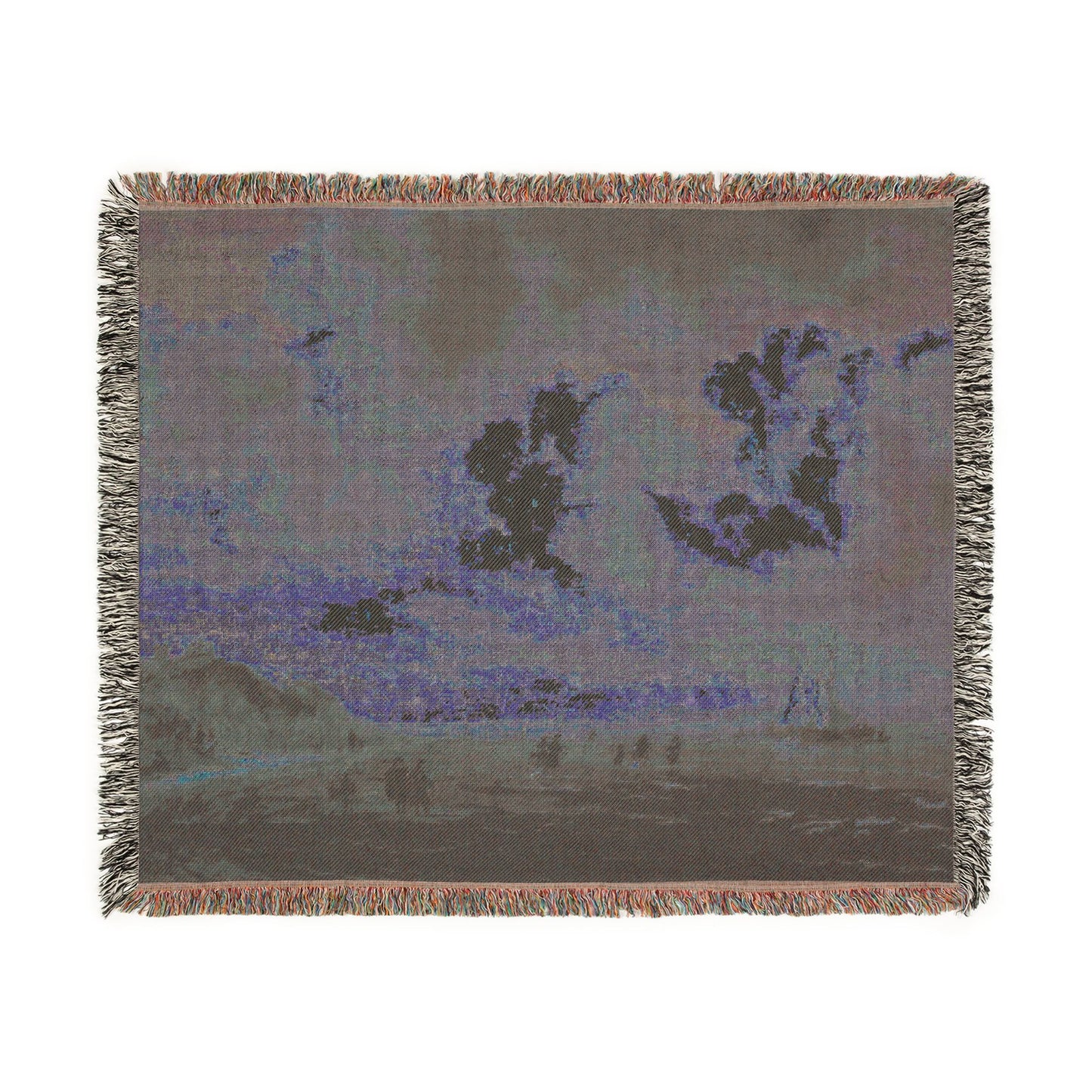 Naar Jacob van Ruisdael - Beach View - 154 - Mauritshuis | Woven Tapestry Blanket