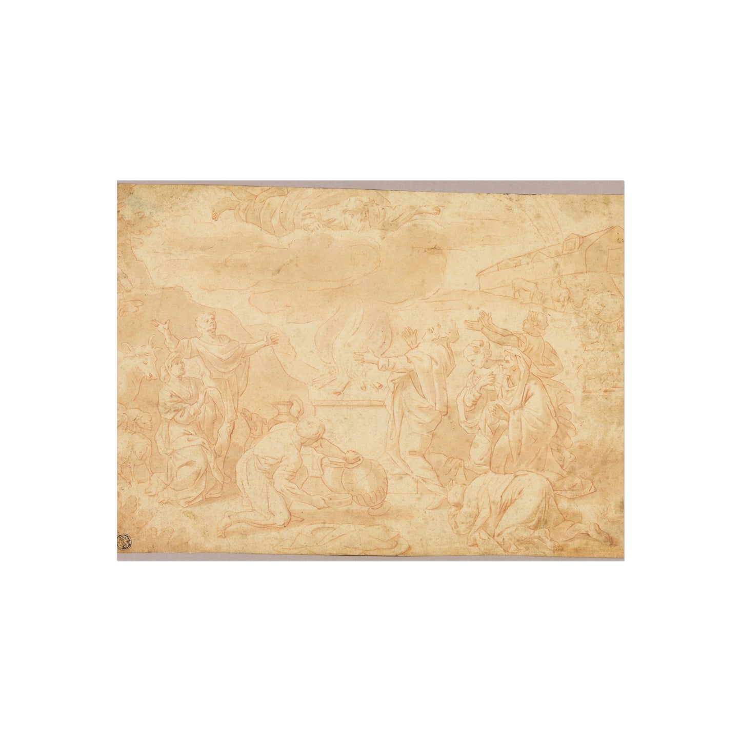 Nicolas Poussin - Noah's Sacrifice | Fine Art Poster