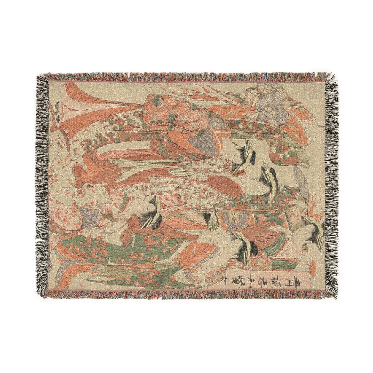 Seven Wise Women of the Pleasure Quarters Woven Throw Blanket