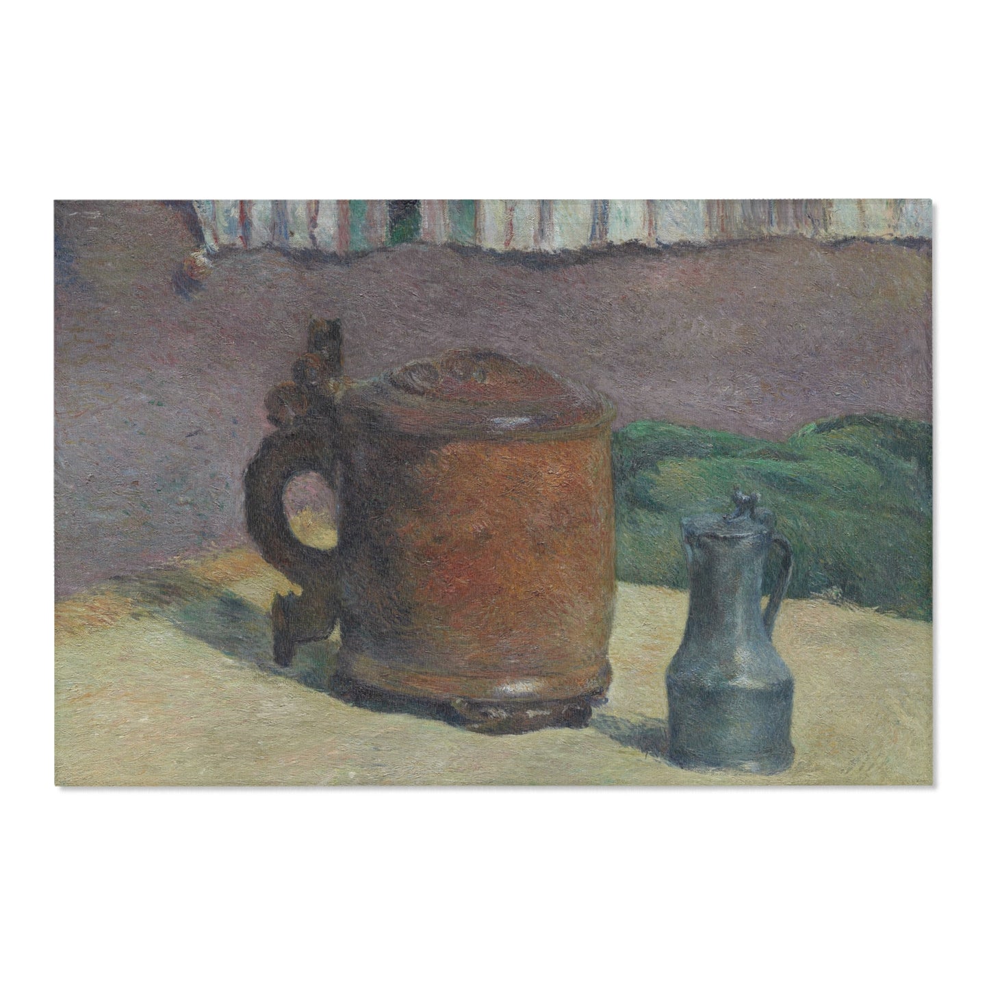 Paul Gauguin - Still Life Wood Tankard and Metal Pitcher | Area Rug