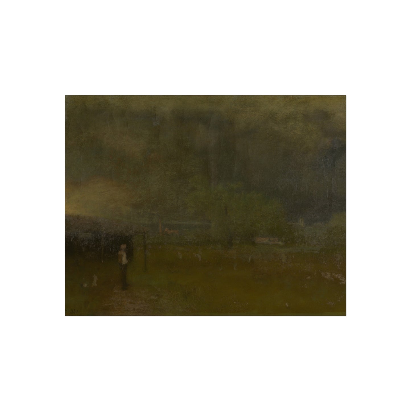 George Inness - Threatening | Fine Art Poster
