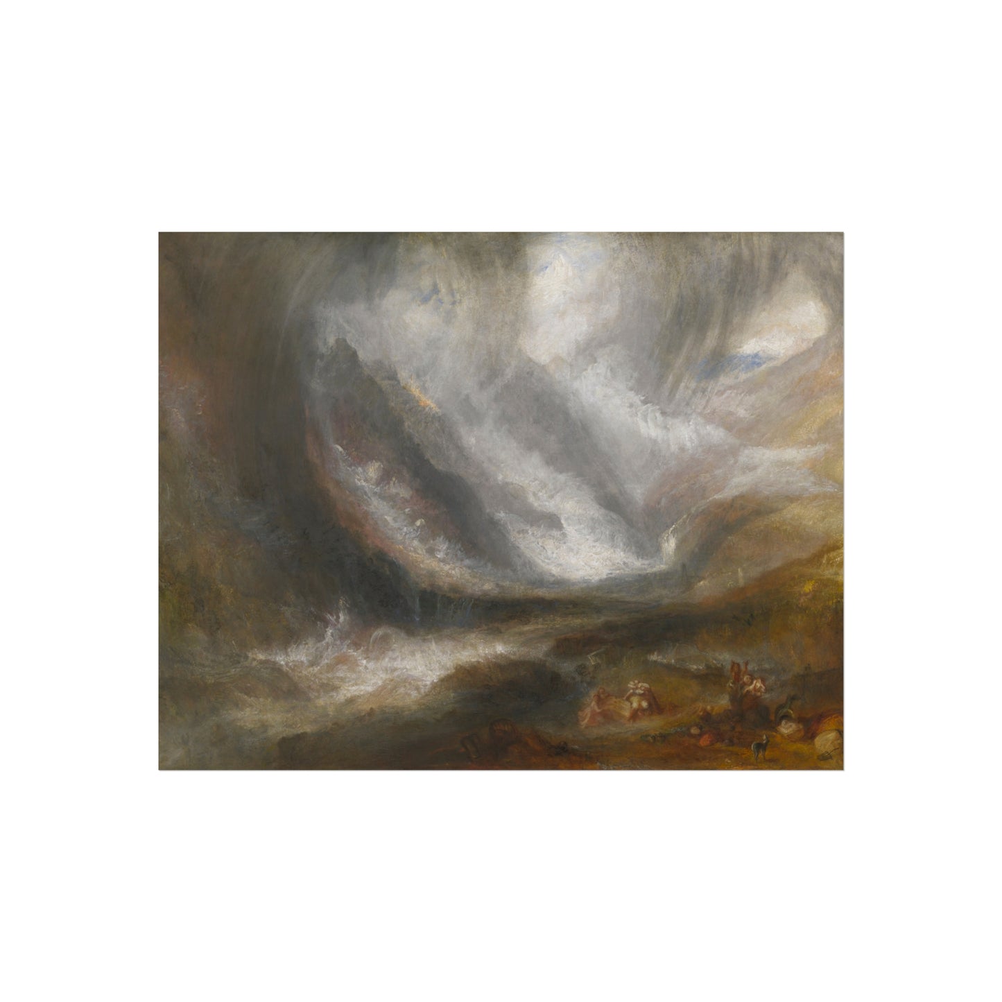Joseph Mallord William Turner - Valley of Aosta Snowstorm, Avalanche, and Thunderstorm | Fine Art Poster