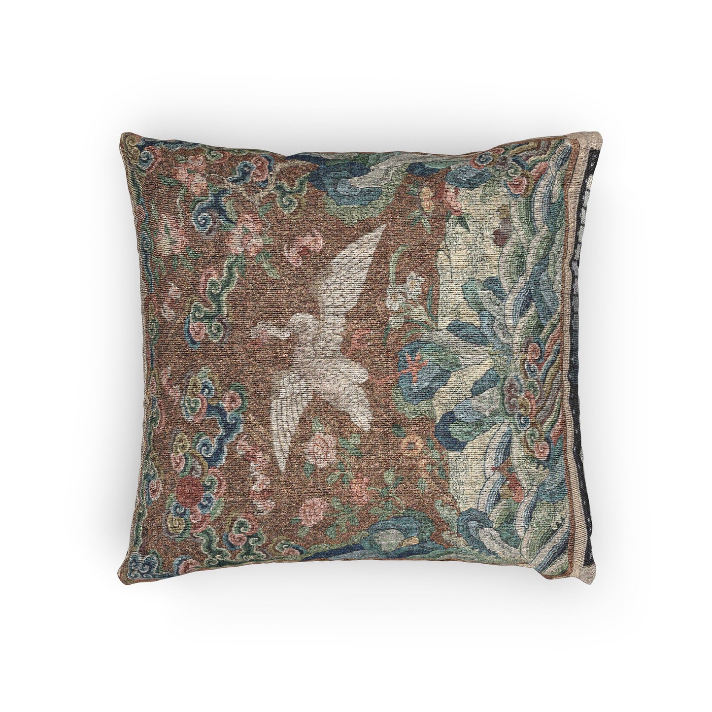 150_rank-badge-with-bird-and-flower-motifs | Woven Pillow
