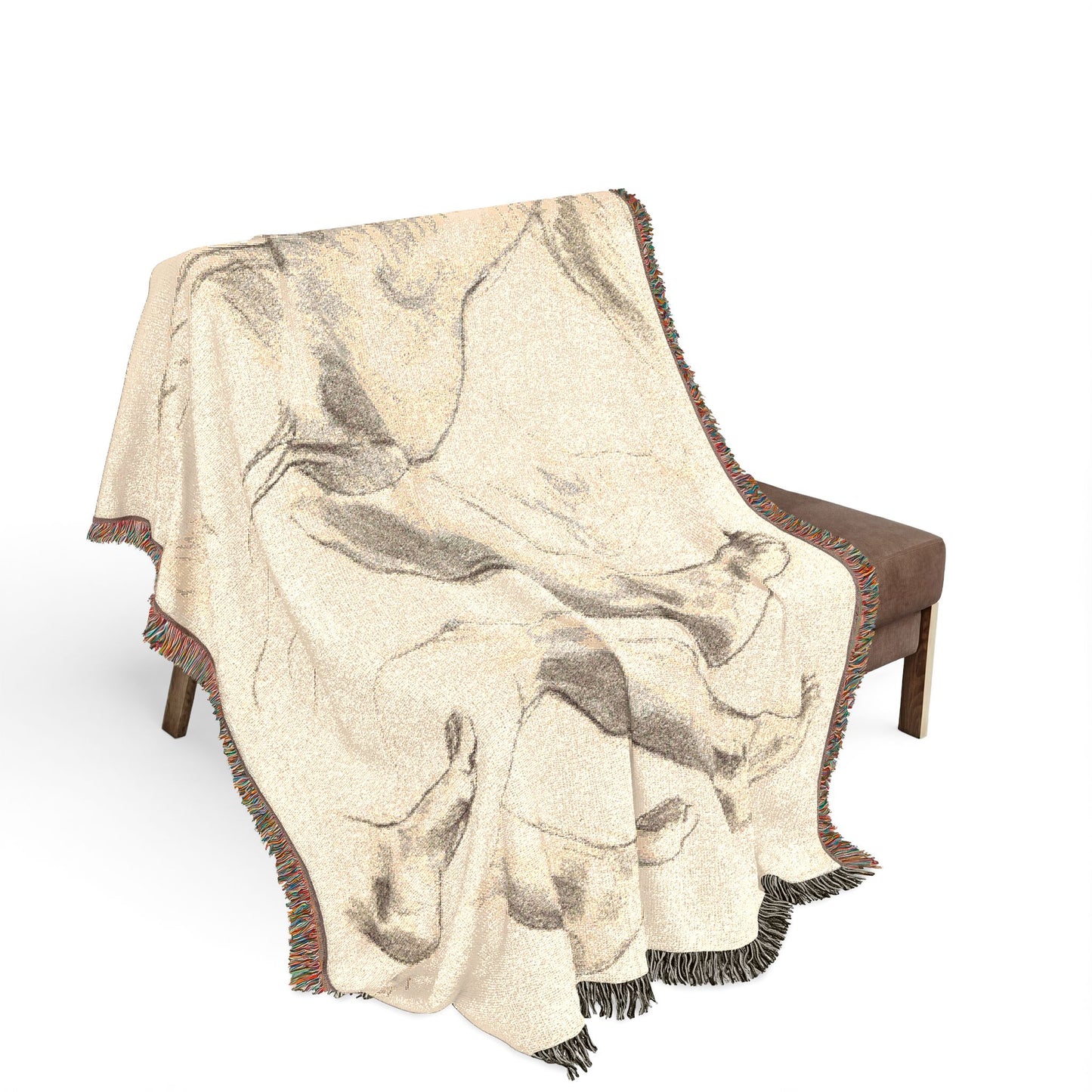 John Singer Sargent - Sketches of Legs and Feet | Woven Tapestry Blanket