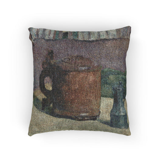 Still Life Wood Tankard and Metal Pitcher — Gauguin Pillow