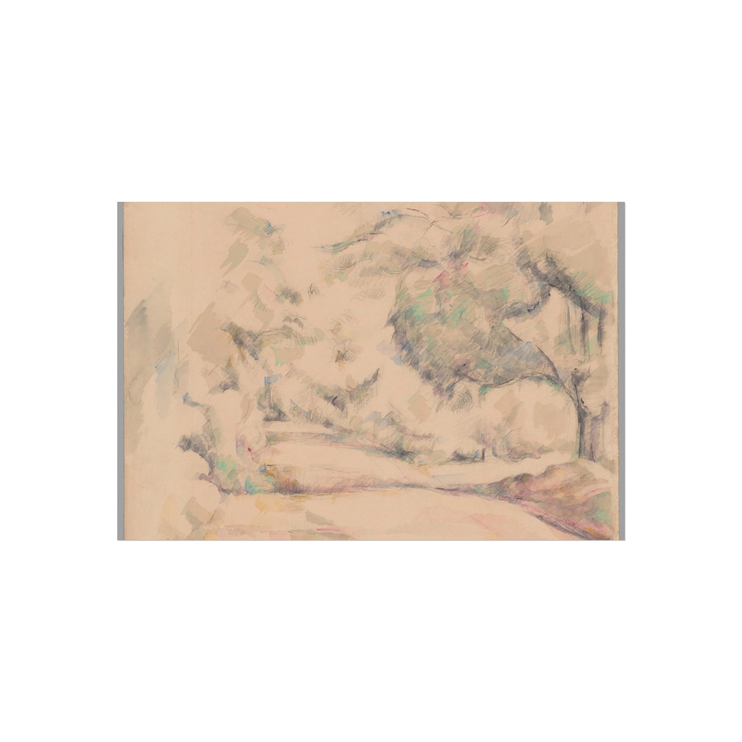 Paul Cezanne - Road in Provence | Fine Art Poster