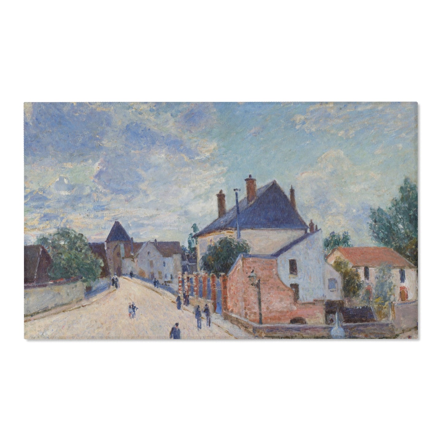 Alfred Sisley - Street in Moret | Area Rug