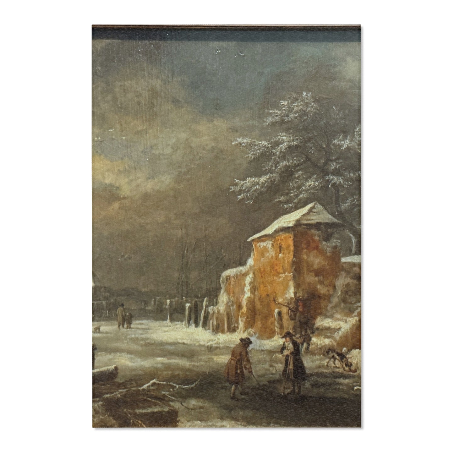 Hamburg, Kunsthalle, Jacob van Ruisdael, Winterlandschaft | Area Rug