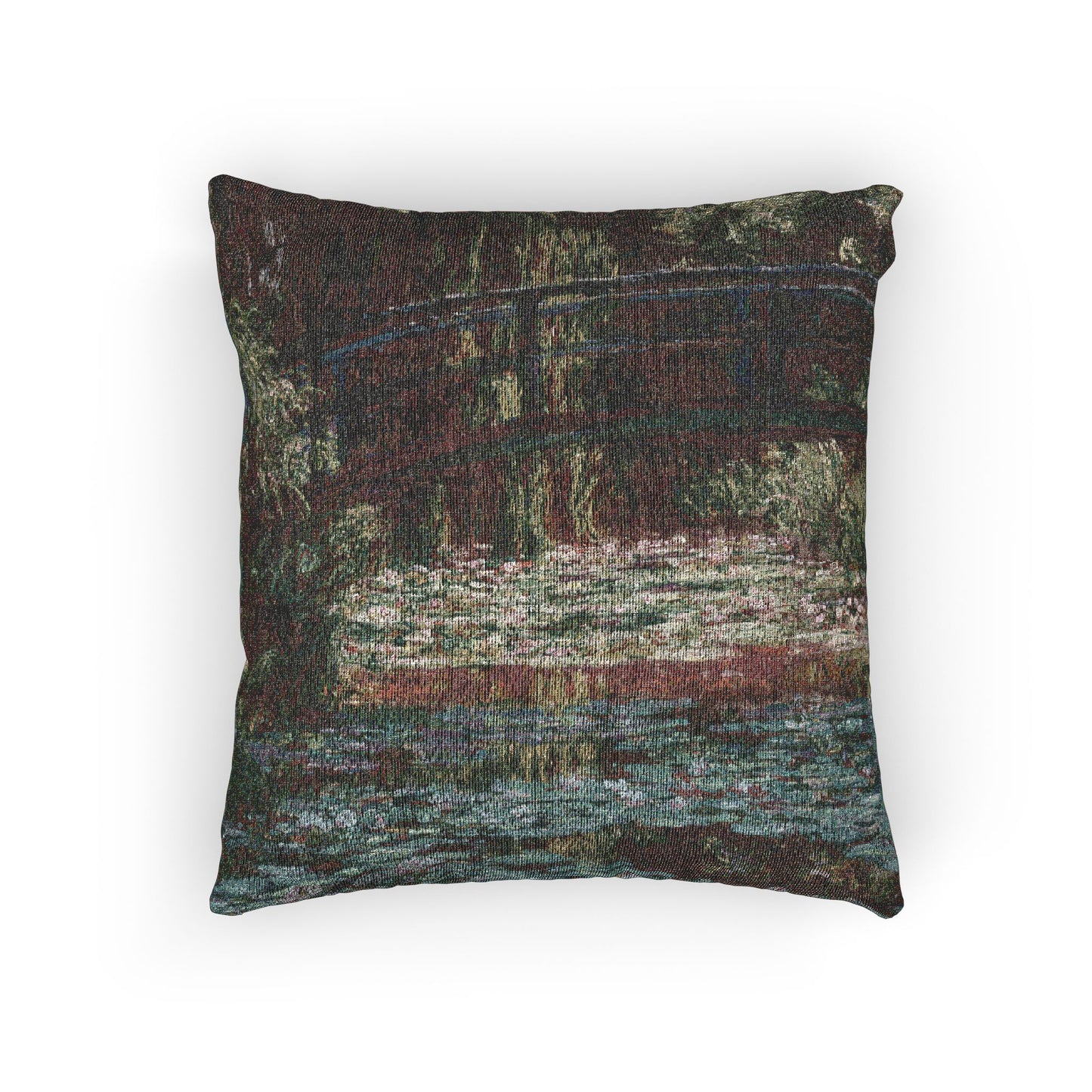 Claude Monet - Water Lily Pond | Woven Pillow