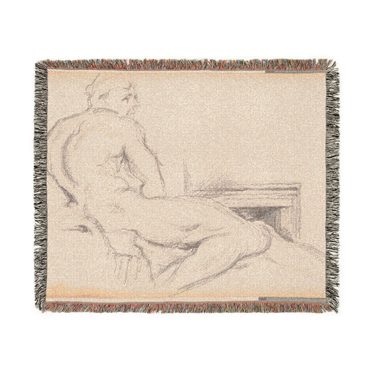 Hercules Resting — Cézanne Tapestry Blanket