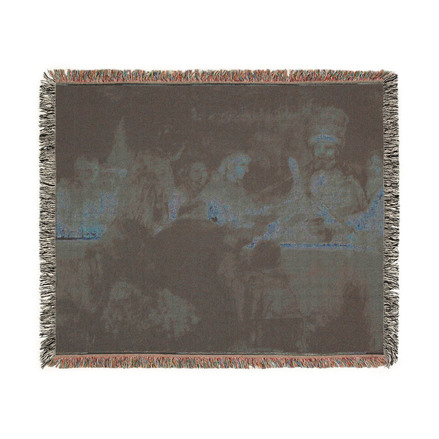 The Conspiracy of Claudius Civilis by Rembrandt van Rijn | Woven Tapestry Blanket