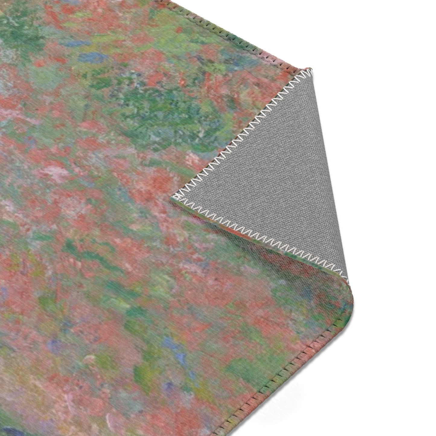 Claude Monet - Poppy Field (Giverny) | Area Rug