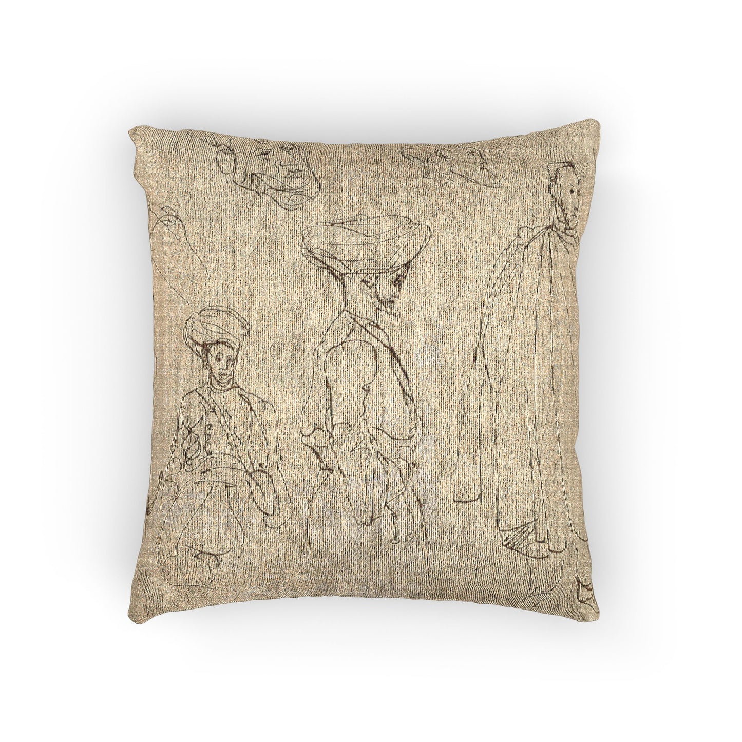 Sketches of Algerian Men — Delacroix Pillow