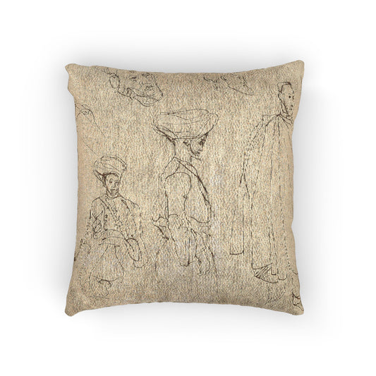 Sketches of Algerian Men — Delacroix Pillow