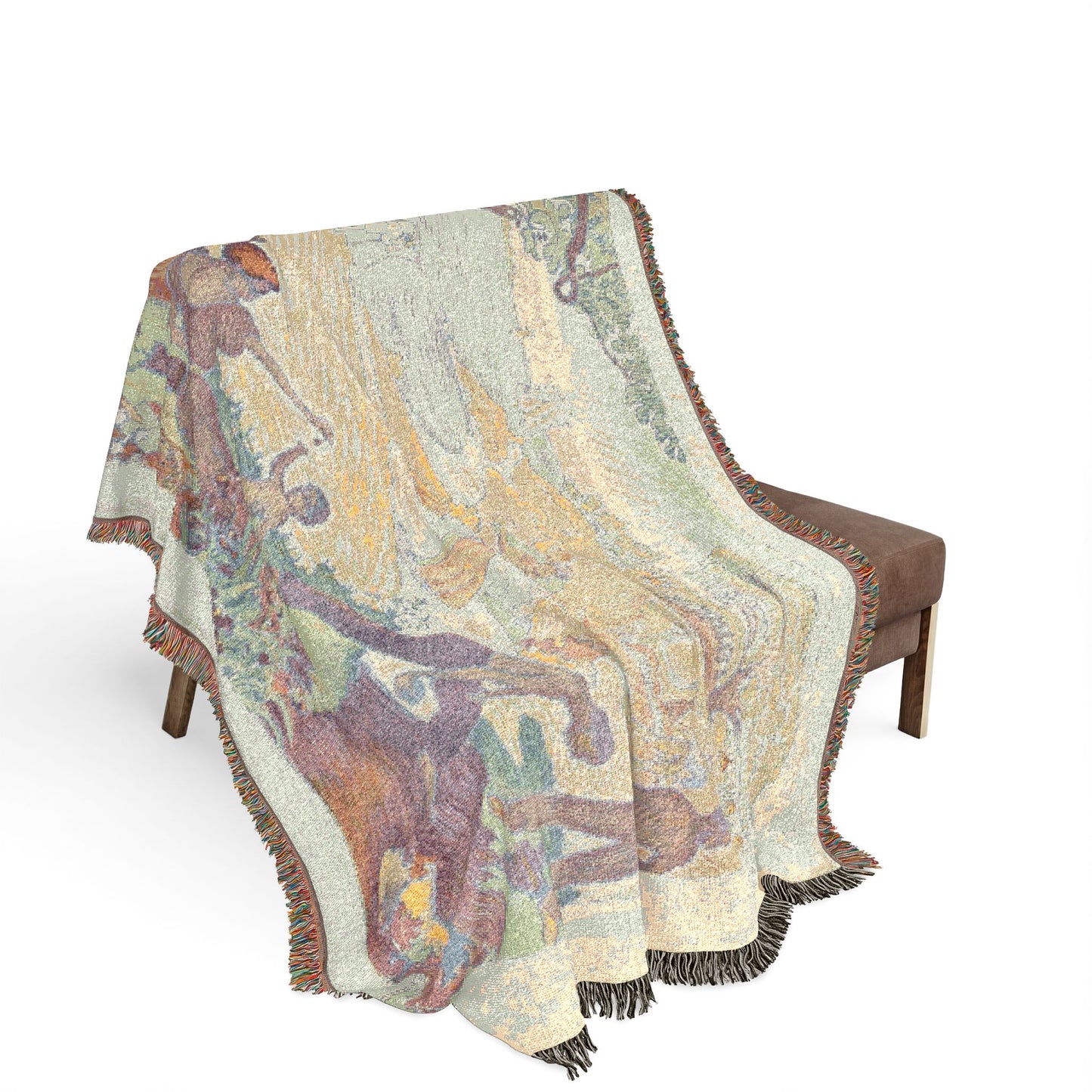 Paul Signac - In Times of Harmony | Woven Tapestry Blanket