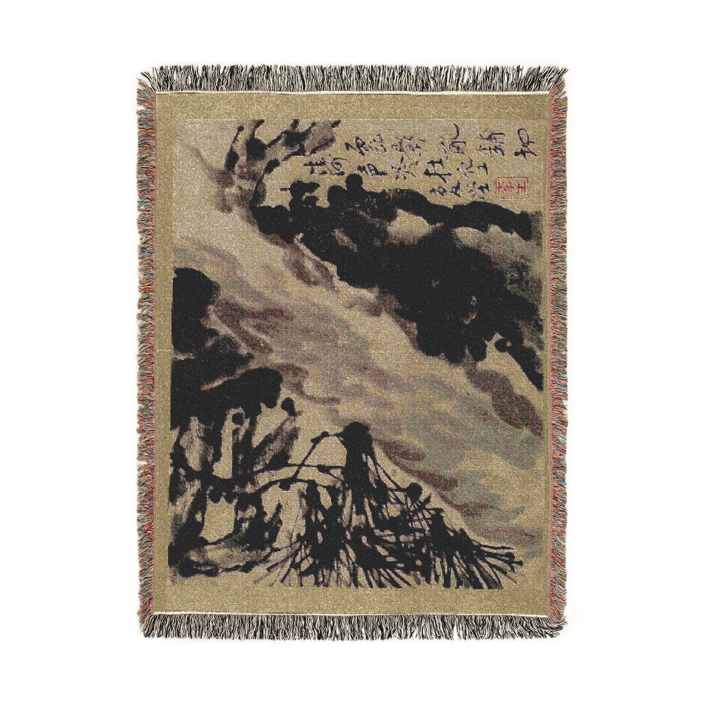 030_birds-flowers-and-insects | Woven Tapestry Blanket