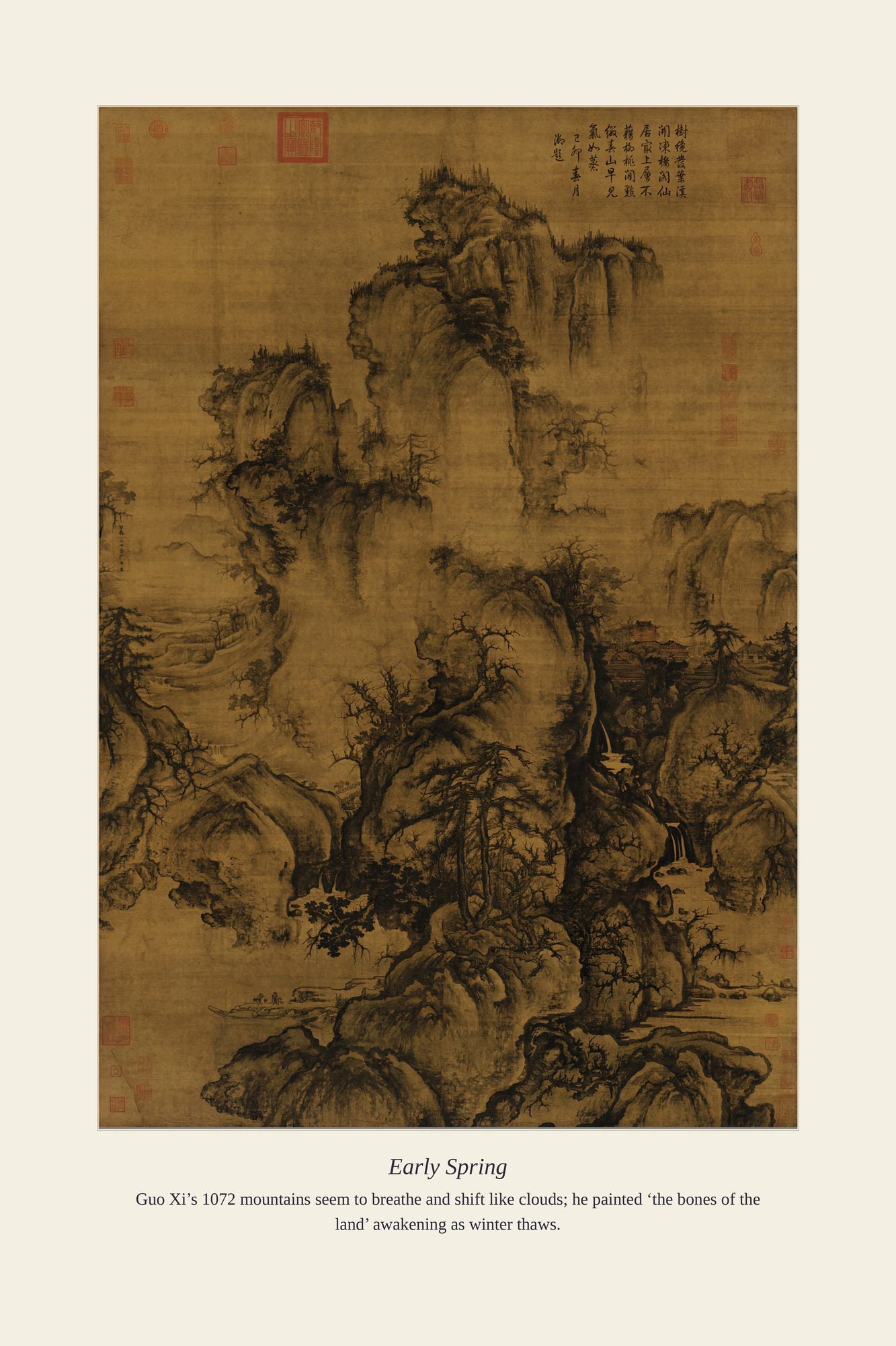 Early Spring — antique art print