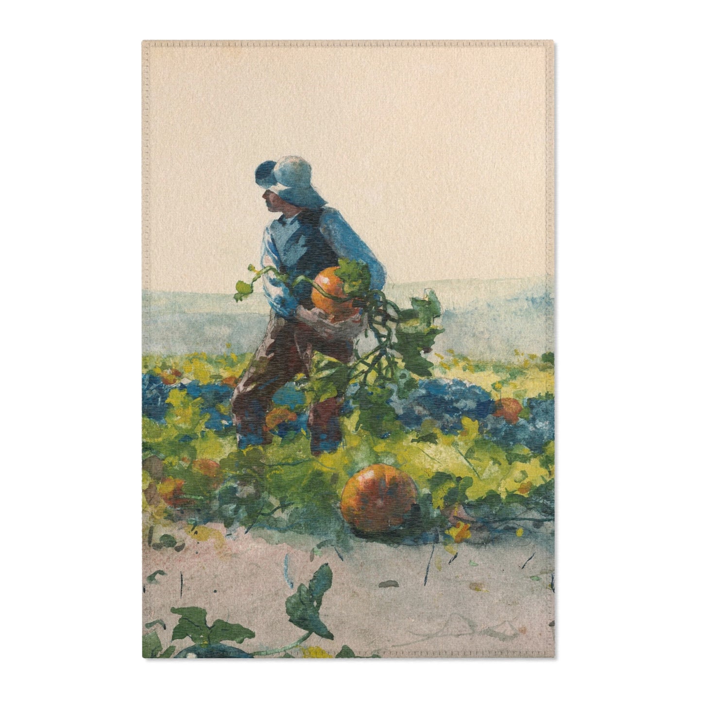 Winslow Homer - For to Be a Farmer's Boy | Area Rug