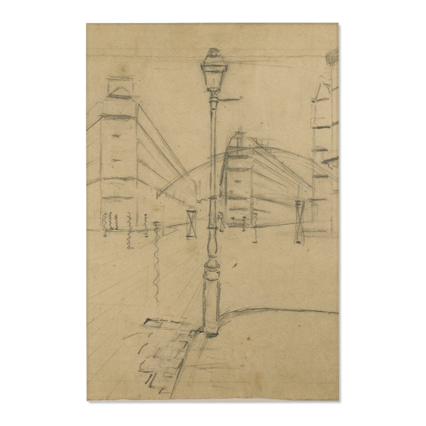 Gustave Caillebotte - Study for Paris Street; Rainy Day | Area Rug