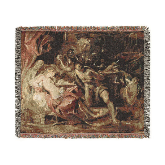 The Capture of Samson — Rubens Tapestry Blanket