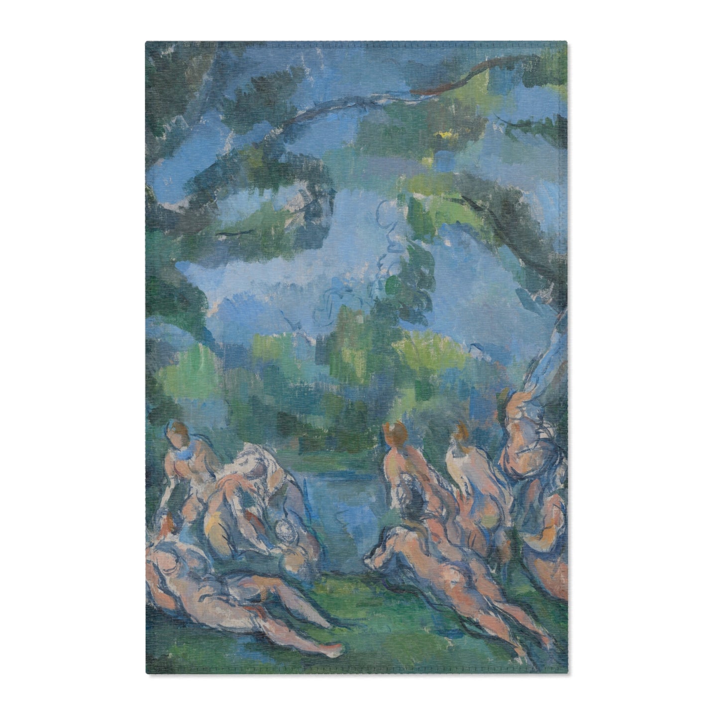 Paul Cezanne - The Bathers | Area Rug