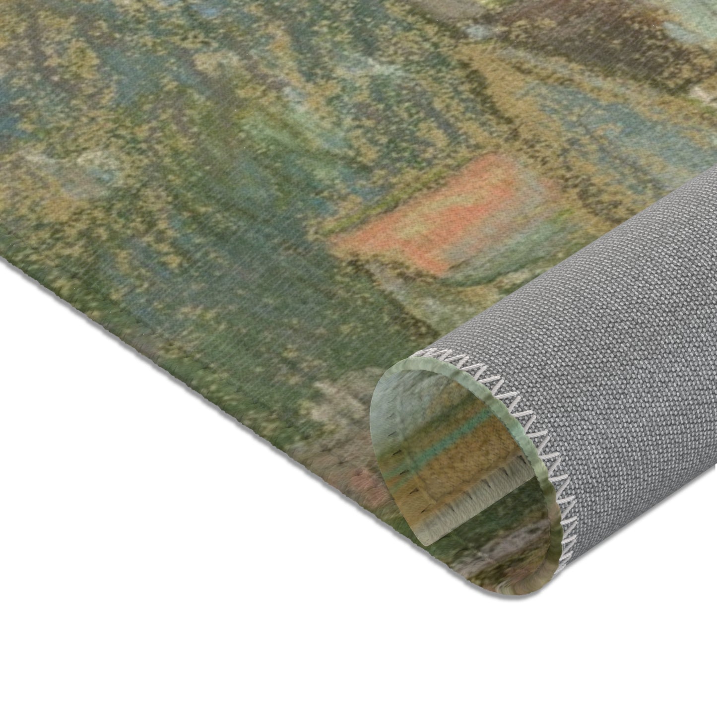 Alfred Sisley - A Corner of Moret-sur-Loing | Area Rug