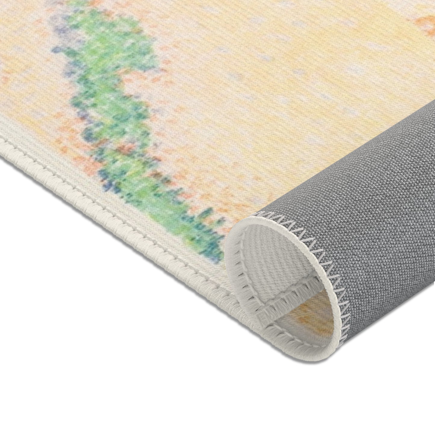 Paul Signac - The Andelys | Area Rug