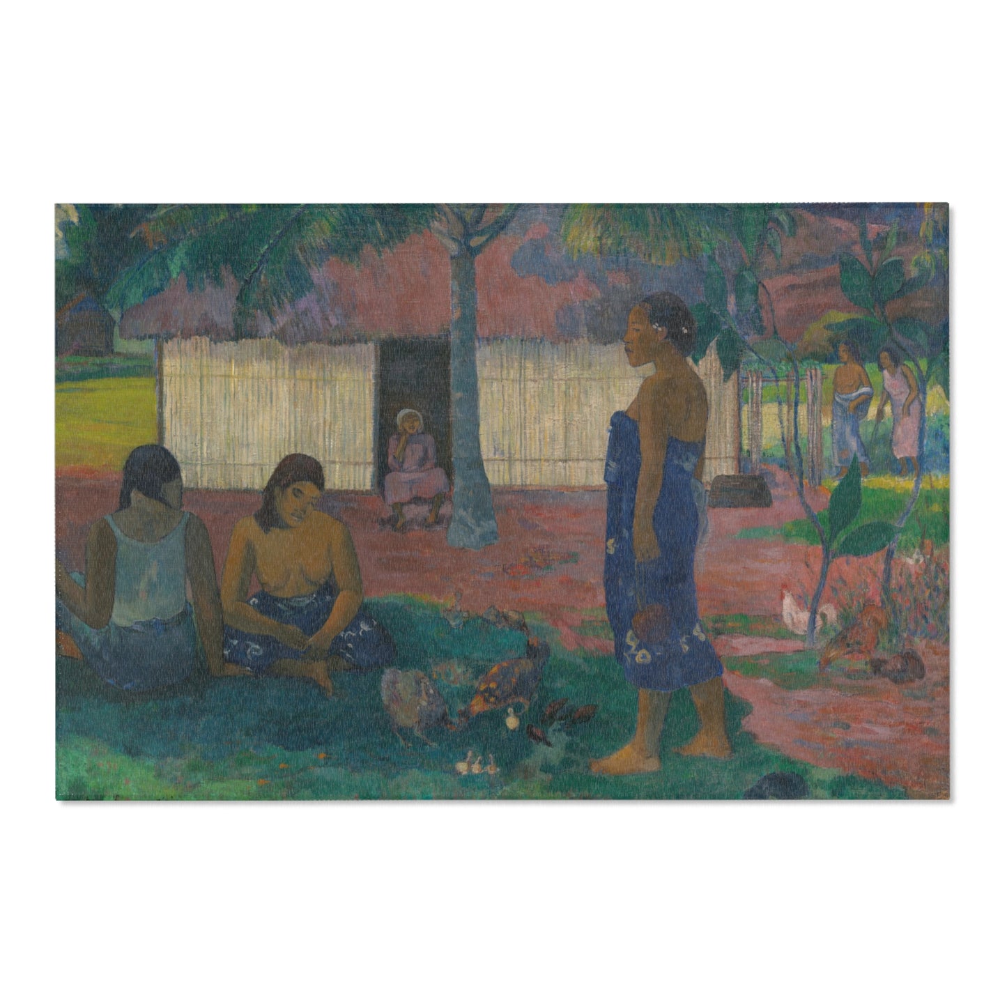 Paul Gauguin - No te aha oe riri (Why Are You Angry ) | Area Rug