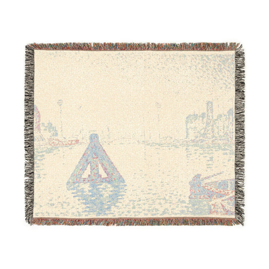 In Holland: The Buoy — Signac Tapestry Blanket