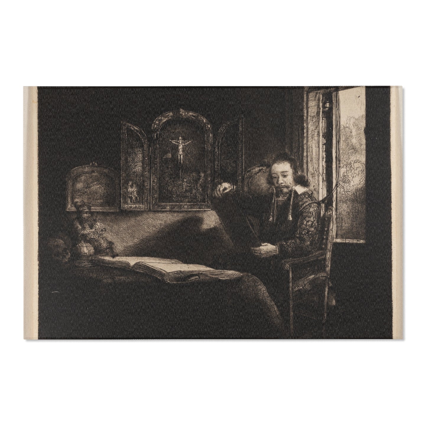 Rembrandt van Rijn - Abraham Francen, Apothecary | Area Rug