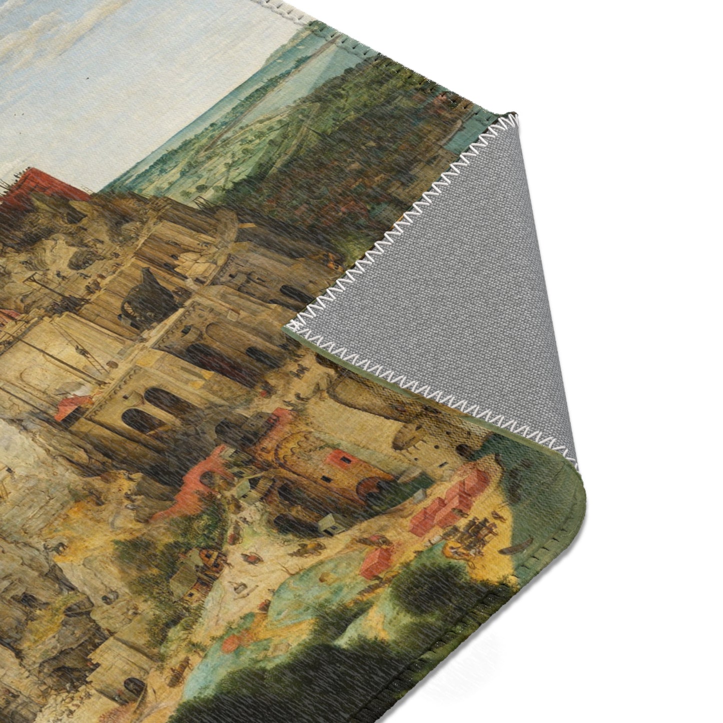 Pieter Bruegel the Elder - The Tower of Babel (Vienna) - Google Art Project - edited | Area Rug