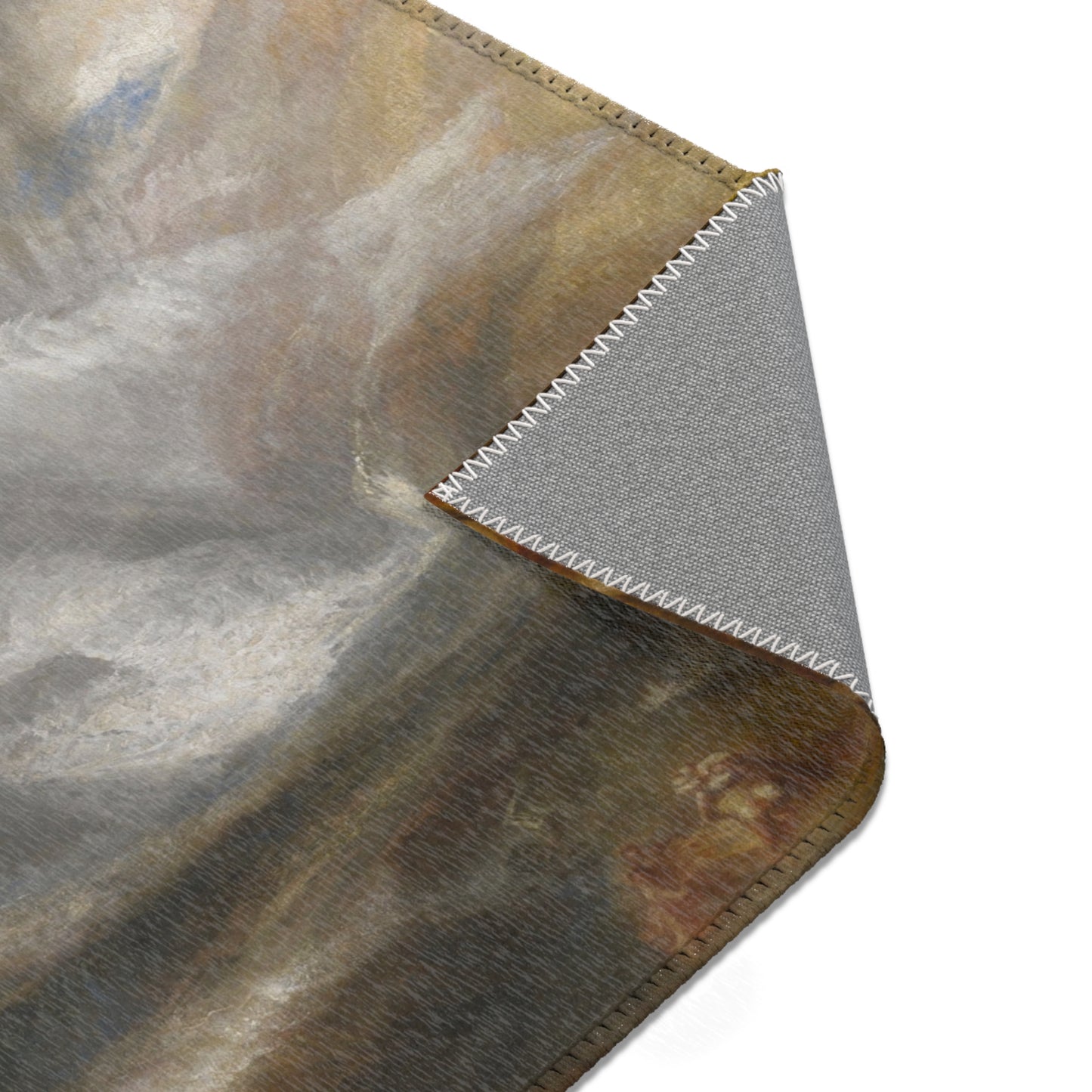 Joseph Mallord William Turner - Valley of Aosta Snowstorm, Avalanche, and Thunderstorm | Area Rug