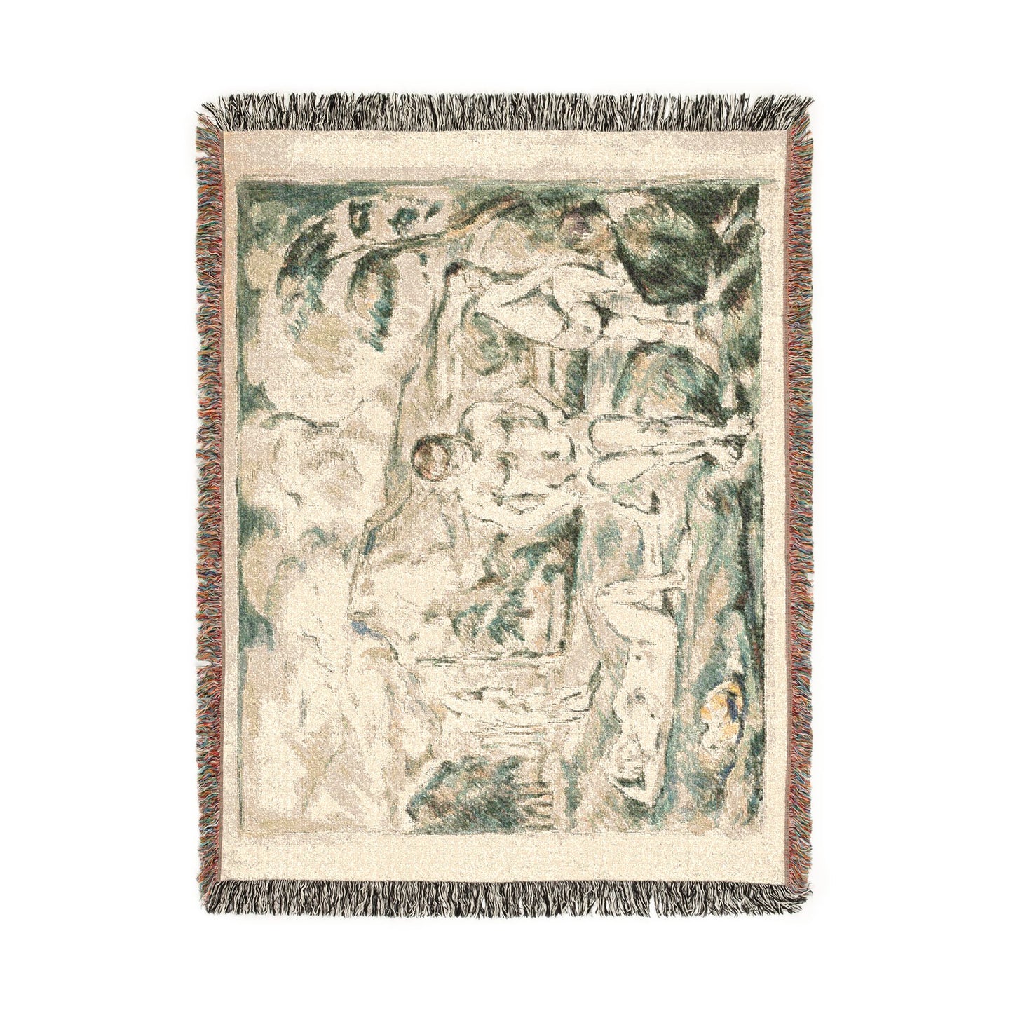 Paul Cezanne - Large Bathers | Woven Tapestry Blanket