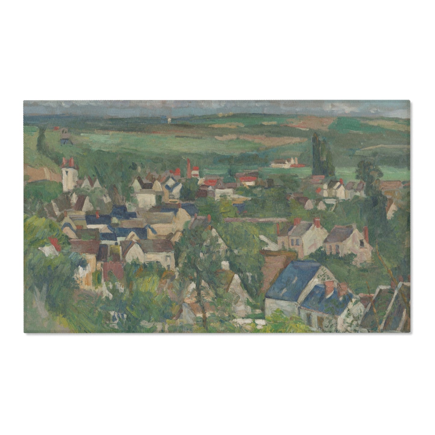 Paul Cezanne - Auvers, Panoramic View | Area Rug